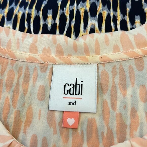 Cabi multicolored sleeveless button front blouse Size M - Picture 7 of 9